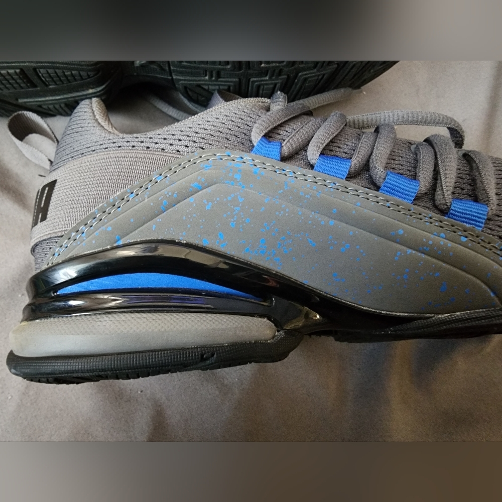 Puma Kids Sneakers - Gray and Blue - Picture 10 of 15